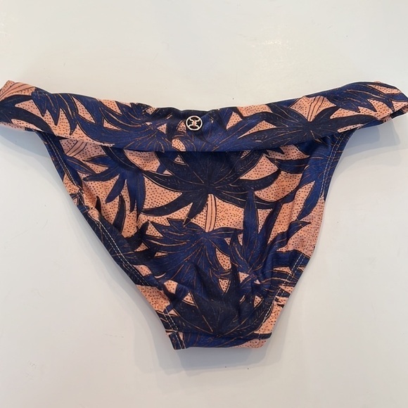 NWT VIX PAULA HERMANNY Paradise Bia knotted printed low-rise bikini briefs SZ S - Picture 6 of 6